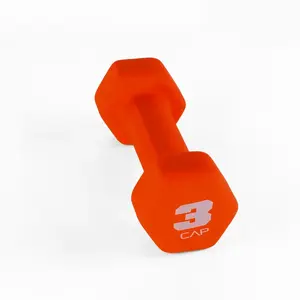 3lb Neoprene Dumbbell, Orange, Single
