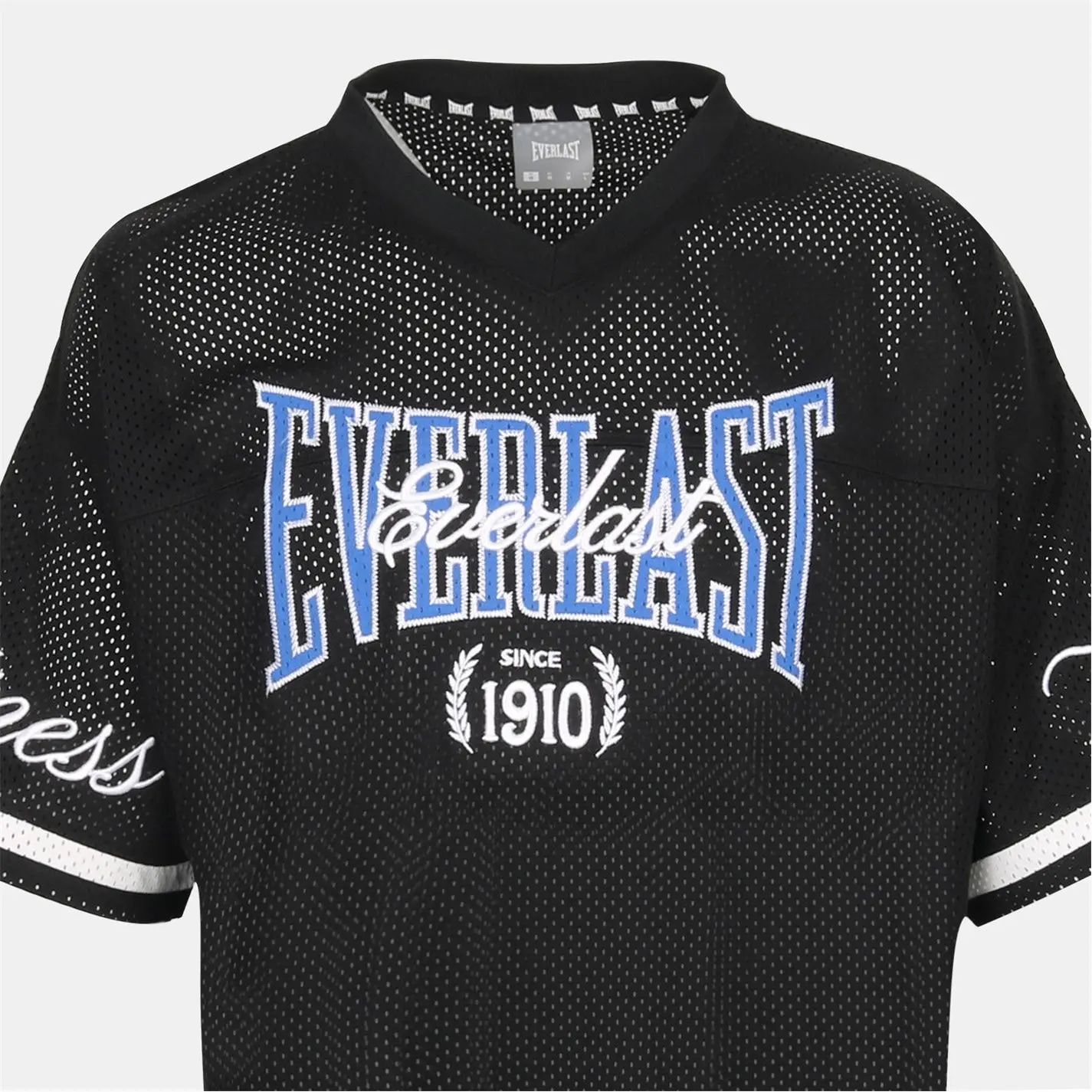 Mesh Oversized Crew Neck Football Jersey, Durable Training Wear, Professional Sports Apparel