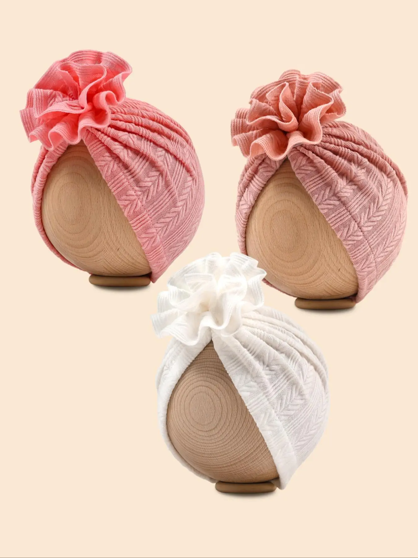 Cute Baby Hat, Soft Comfortable High Elasticity Baby Hat, Newborn Infant Kids Hat for Indoor & Outdoor Wear, Baby Bonnet