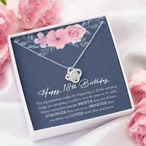 18th Birthday Gift for Girls, 18th Birthday Necklace, 18th Birthday Gift for Daughter, 18th Birthday Gift For Her, Gift for 18 Year Old Girl