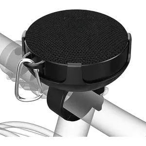 P-ADE02    Portable Bluetooth Speaker for Bike, IP65 Waterproof Mini Outdoor Shower Travel Speakers, Bike Accessories Wireless Bicycle Speaker with Loud Sound for Riding, Ideal Gift Audio Metal