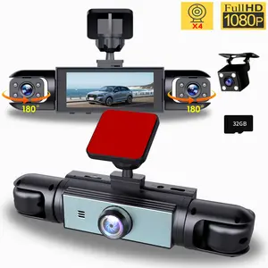Night vision dashcam, rearview camera, night vision, loop recording, G-sensor，supports 24-hour parking monitoring and motion detection