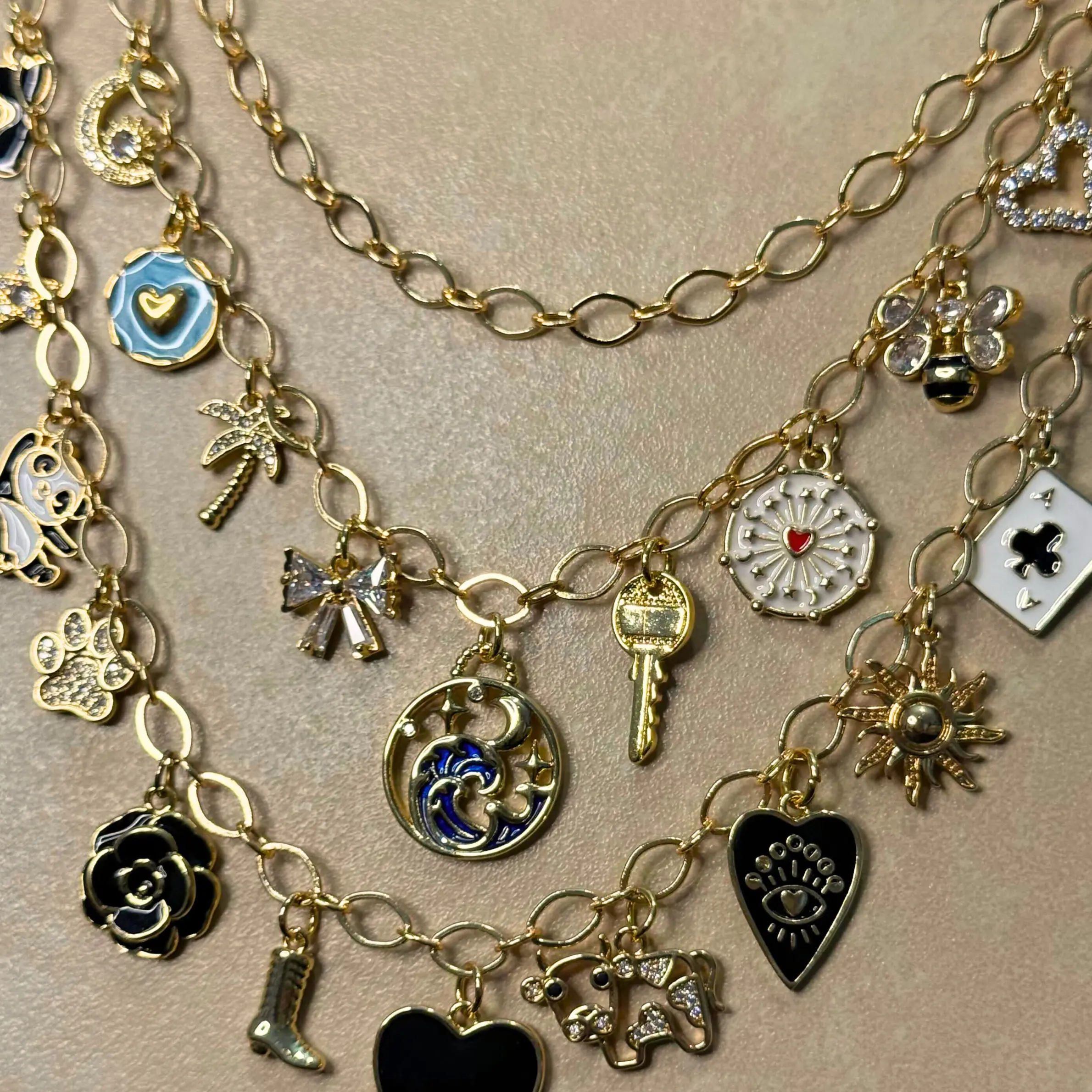 Dainty Oval Chain - Custom Charm Necklace or Bracelet