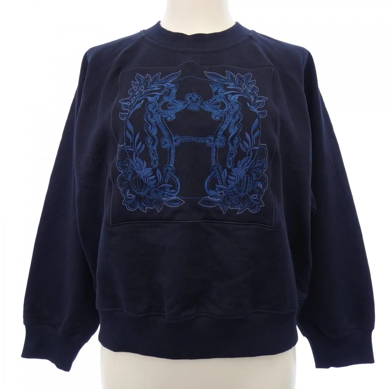 Pre-owned HERMÈS Cotton Small Leather Goods Hermes Della Cavaleria Sweatshirt
