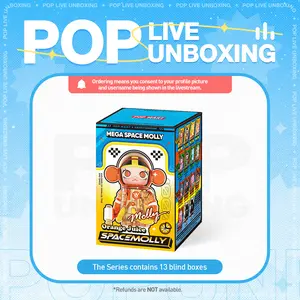 [POP NOW]POP MART MEGA SPACE MOLLY 100% Series4 Blind Box, Collectible Toys