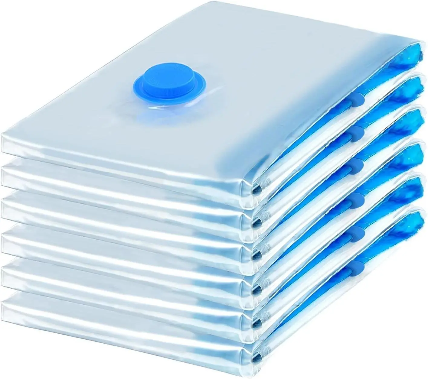 6 Large Jumbo Vacuum Storage Bags，Oversized, Space-Saving Vacuum-Sealed Storage