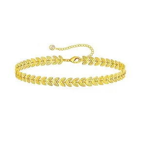 Stainless Steel Bead Chain Bracelet for Women Simple Chain Flat Snake Link Paperclip Chain Versatile Set Jewelry Accessories