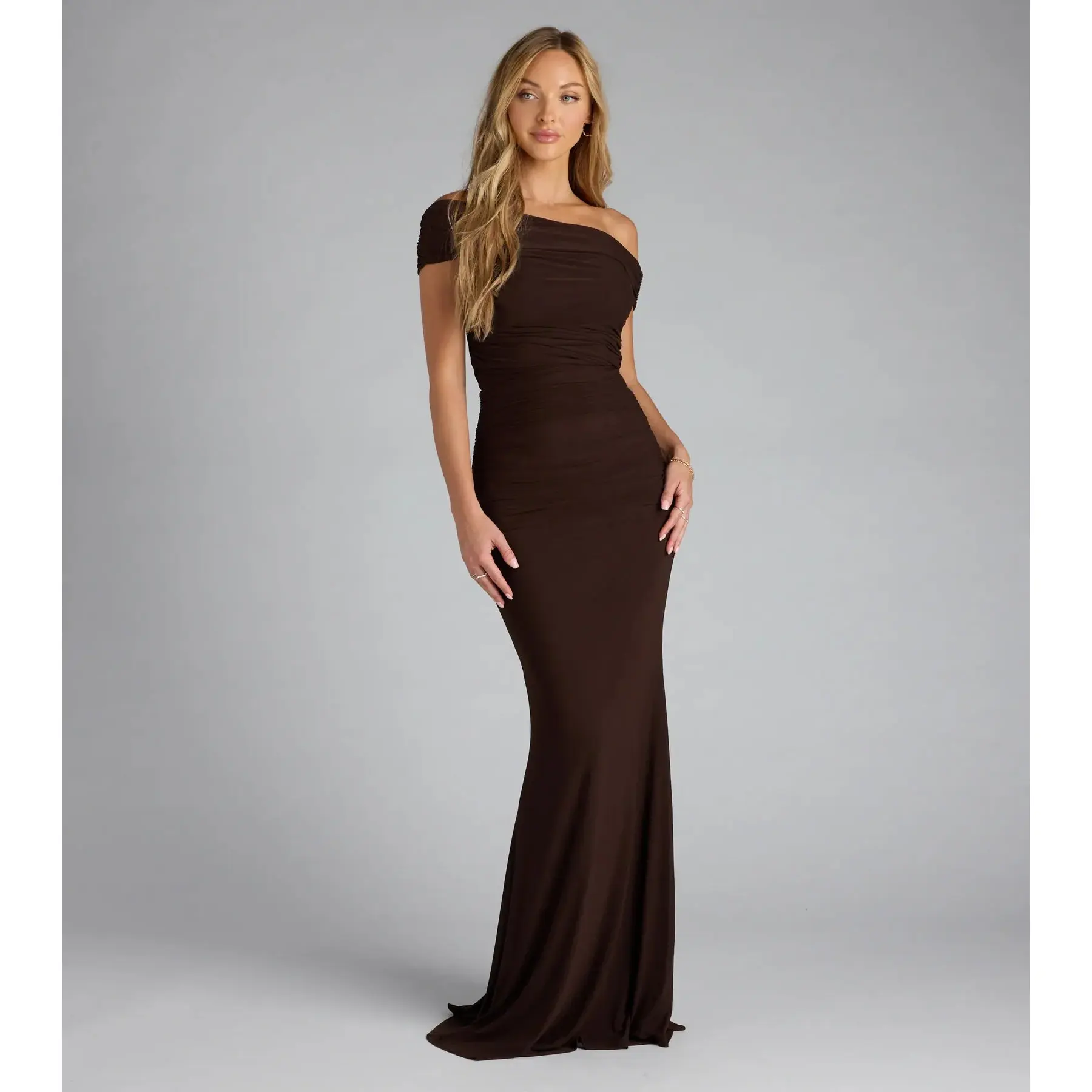Ashlynn Off-Shoulder Mermaid Formal Dress