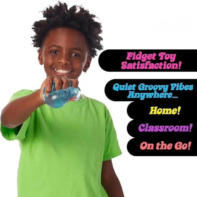 Transparent Blue Green Water Drop Fidget Toys Stress Anxiety Relief Calming Sensory Tools Improve Focus for ADHD Autism