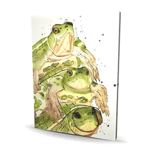 212 MAIN Turtle Trio Aquatic Nature Wall Art Print, 36x48 in., Artistic Home Decor for Room Display, Ideal Gift with Turtle Designs