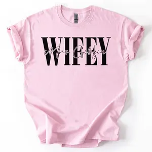 Wifey Shirt, Custom Mrs Shirt, Personalized Wifey Name Sweatshirt, Bride To Be Gift, Honeymoon Tee, Bridal Party Gift