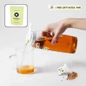 [Kotea, K-Elixir & Korean Style Wellness Tea] A natural blend of premium Korean ingredients with antioxidants, fermented botanicals, and prebiotic inulin for gut health, immunity, and skin radiance. (28 Tea Bags)