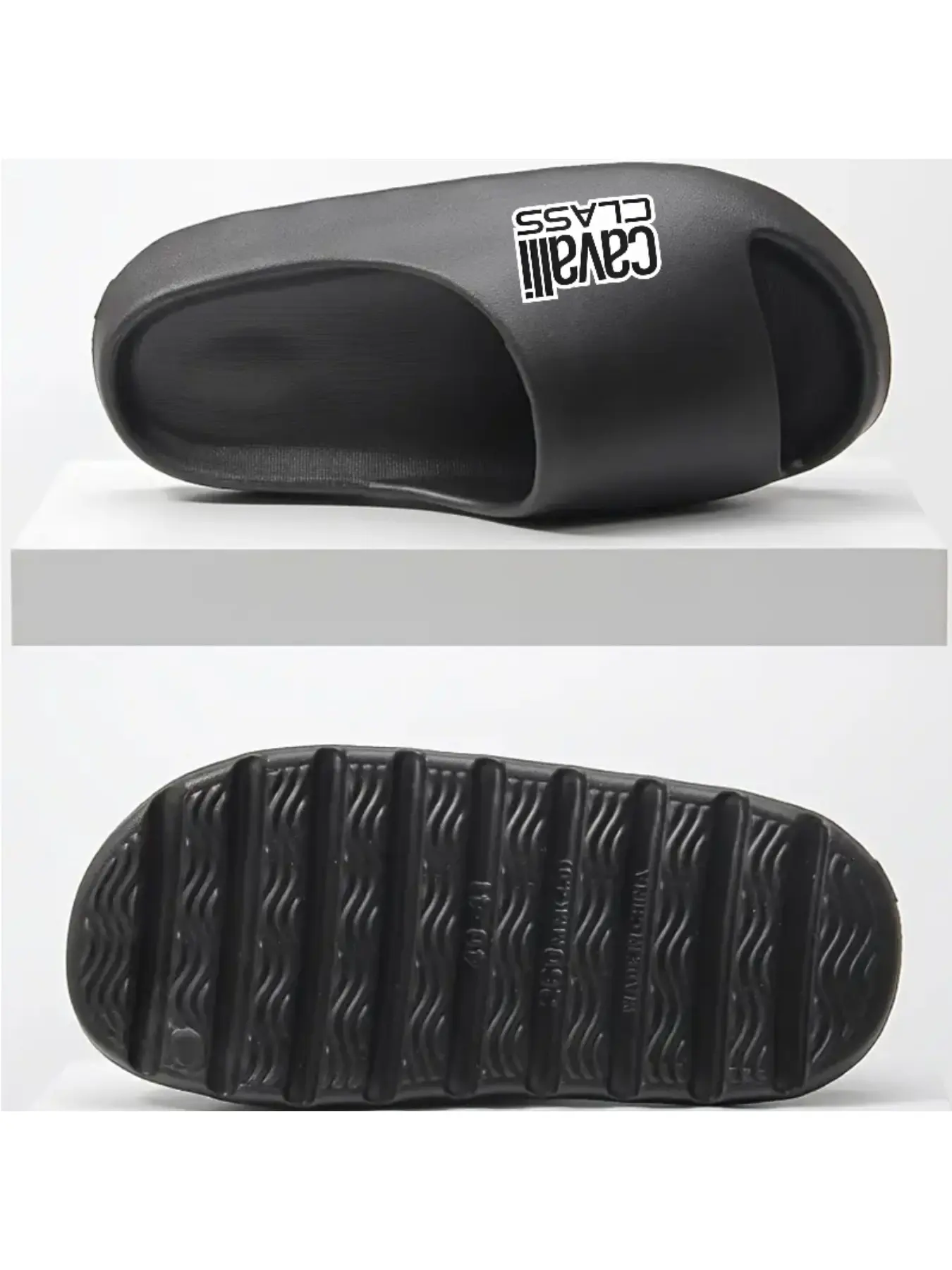 Cavalli Class Designer Coconut Slippers with Brand Logo Comfortable Summer Footwear for Men and Women Stylish Beach Sandals Lightweight Non-Slip Sole Fashionable Casual Shoes