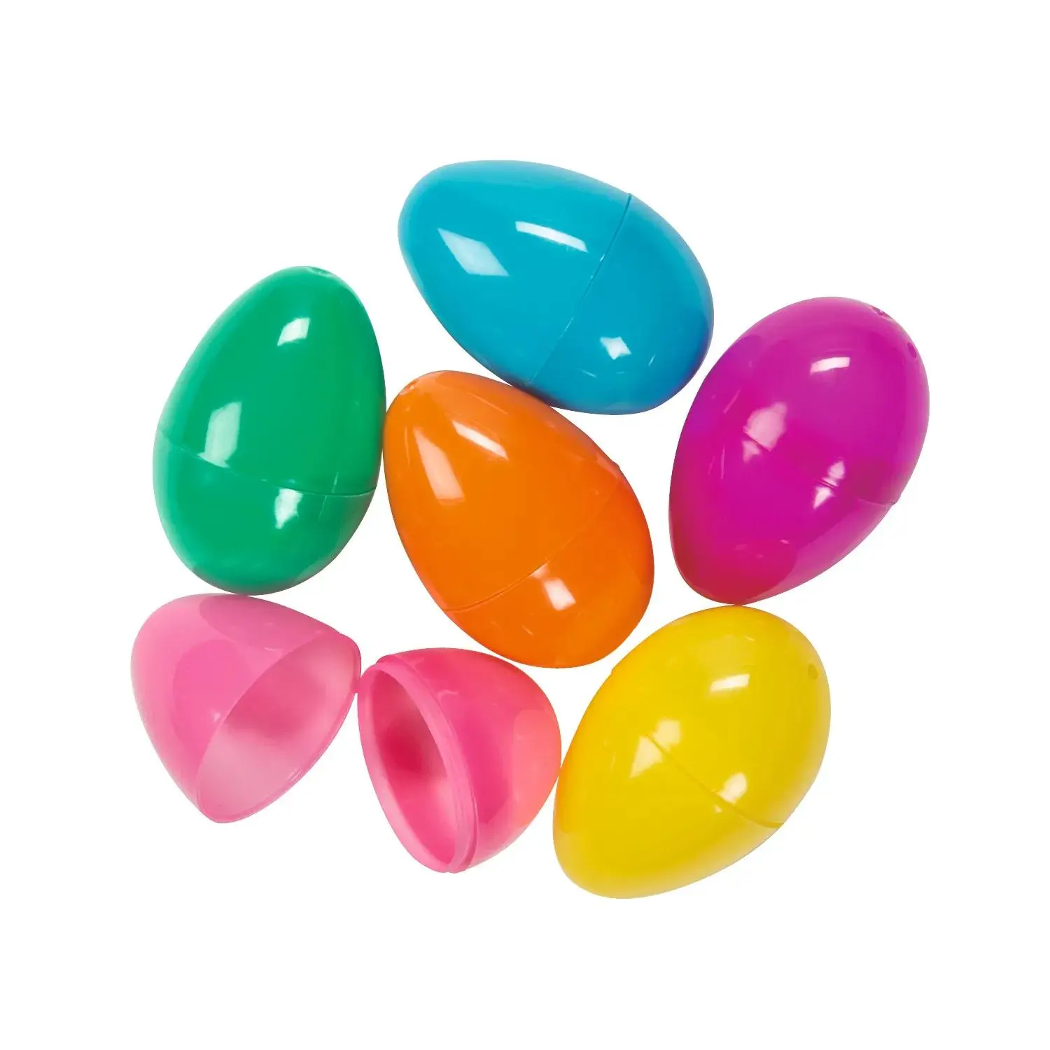 1 3/4 in Bulk Pack Mini Bright Plastic Easter Eggs, 144 Pcs, Ideal for Children’s Kitchenware Drinkware Accessory Decor