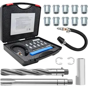38900 Two Valve Ford Tool Kit, Spark Plug Repair Kit, Foolproof Repair System Spark Plug Repair Kit Compatible with Ford F150/F250/F350 E150/250 4.6L, 5.4L, 6.8V-10 Two Valve Engine