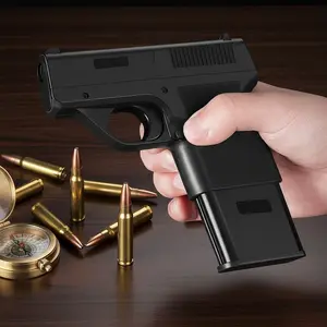 Gun Shape Secret Storage Jet Flame Lighter