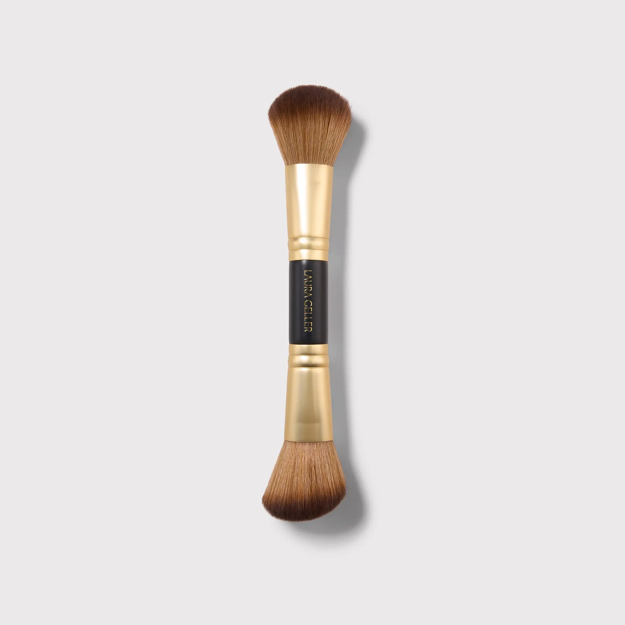 Laura Geller Dual-Ended Blush + Bronzer Brush with Black Handle Laura Geller Dual-Ended Blush + Bronzer Brush with Black Handle