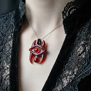 【Evil Eye】Purely Handmade Nrcklaces, Goth Essential,Bad Energy Repeller,Good Gift Idear,Both Men and Women, jewelry necklace mason jewellery mom