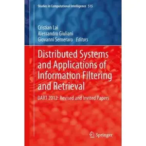 USED-Distributed Systems and Applications of Information Filtering and Retrieval: Dart 2012: Revised and Invited Papers (Hardcover)