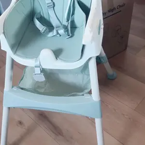 Baby High Chair 6 in 1 Convertible High Chair with 5-Point Safety Harness, Adjustable Dining Tray, Easy to Clean Surface, Robust Design