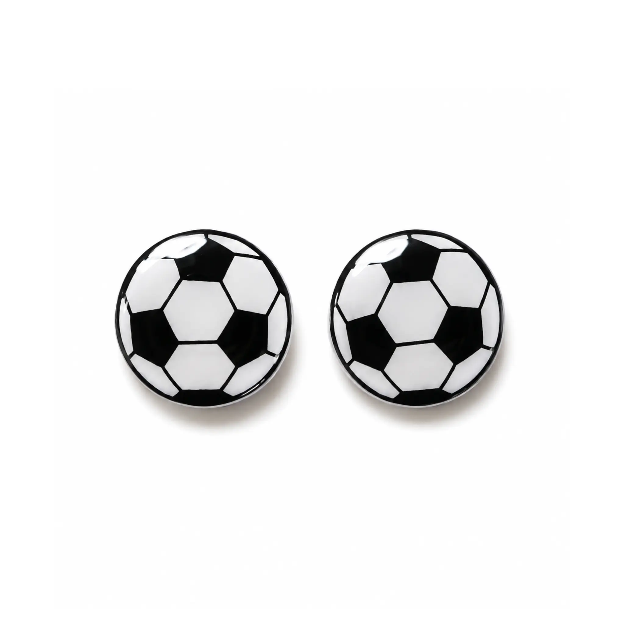 Soccer Ball Stud Earrings