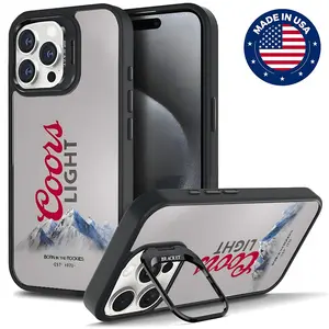 Coors Light Beer Aesthetic Pattern MagsafeCasing For iphone 16 15 14 13 12  PRO PLUS MAX HardTPU  Bracket Stand GiftSpeaker Bluetooth Camera Holder Magnetic Protector Screen Protector Protection Cover Shockproof Custom milwaukee phone case