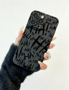 Slim Compatible With Iphone 16 Case - Joker Haha Design - Cool Case For Men - Superhero Villain Designer Cover - Slim And Flexible Gift For Birthday, Mother, Family, Friends, Boyfriend, Girlfriend