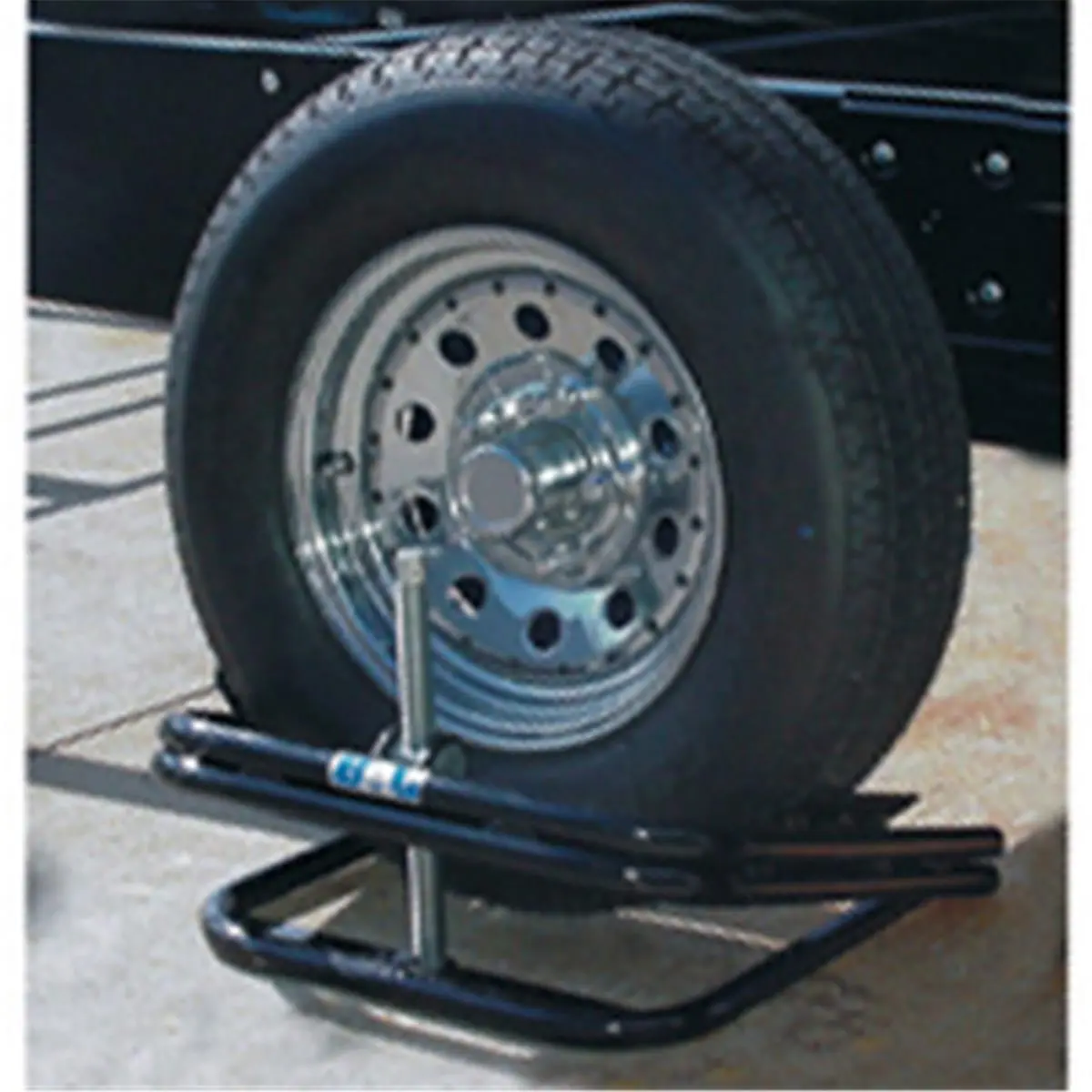 212 MAIN ADNIK 28050 Steel Trailer Tire Leveler - Automotive Maintenance Tool, Heavy-Duty In-Place Lift, Fits Wheel Sizes, Includes Wrench