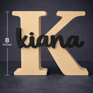 Custom Name Letter Decor – Personalized 3D Printed Sign in Vibrant Colors - Meaningful Gift