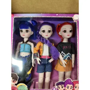 12-Inch Fashion Doll with 15 Joints – Music-Inspired Collectible Doll for Kids & Teens Ages 6+| Solid Body, Realistic 3D Eyes, Posable Articulated Figure for Dress-Up & Creative Play