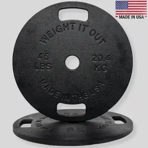 45lb Thin Cast Iron Plates