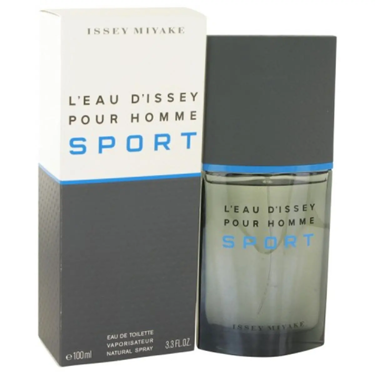 Issey Miyake L'eau D'Issey Pour Homme Sport EDT Perfume - Elegant Men's Fragrance, Liquid Spraying Fragrance, 3.4 fl oz EDT Cologne for Men