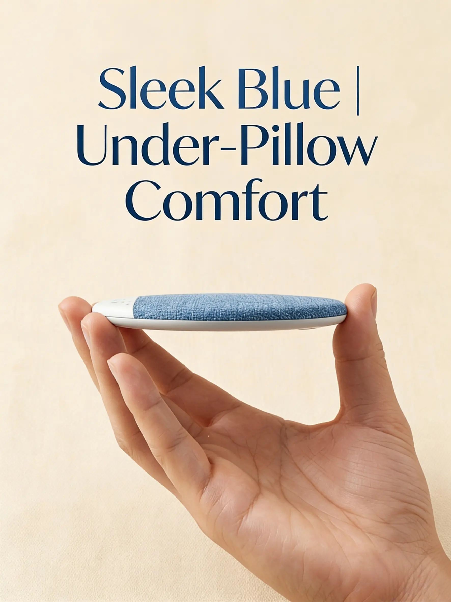 Hidden Pillow Bluetooth Wireless Portable Speaker - 88dB Mobile Accessory, Ultra-Flat Slim Design, USB Type-C Connection, 20kHz Full-Range ABS Audio, Ideal for Peaceful Nights, Hidden Pillow Speaker
