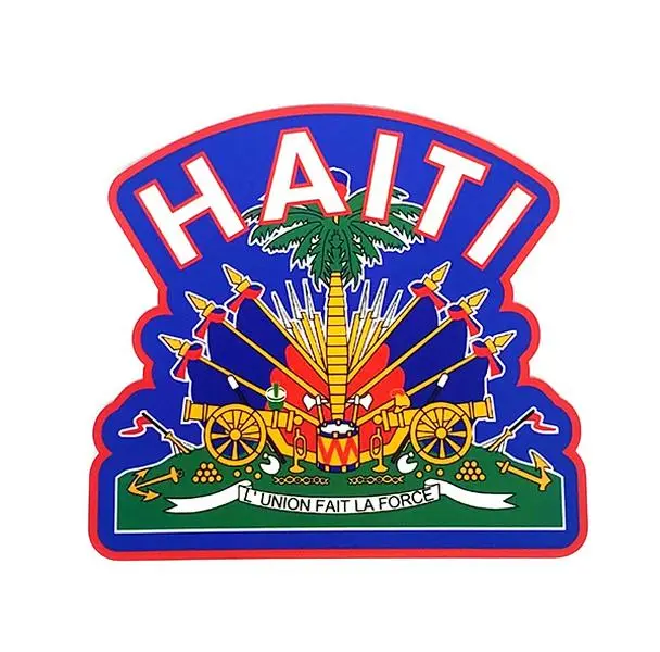 Haiti Weatherproof Glossy Decal