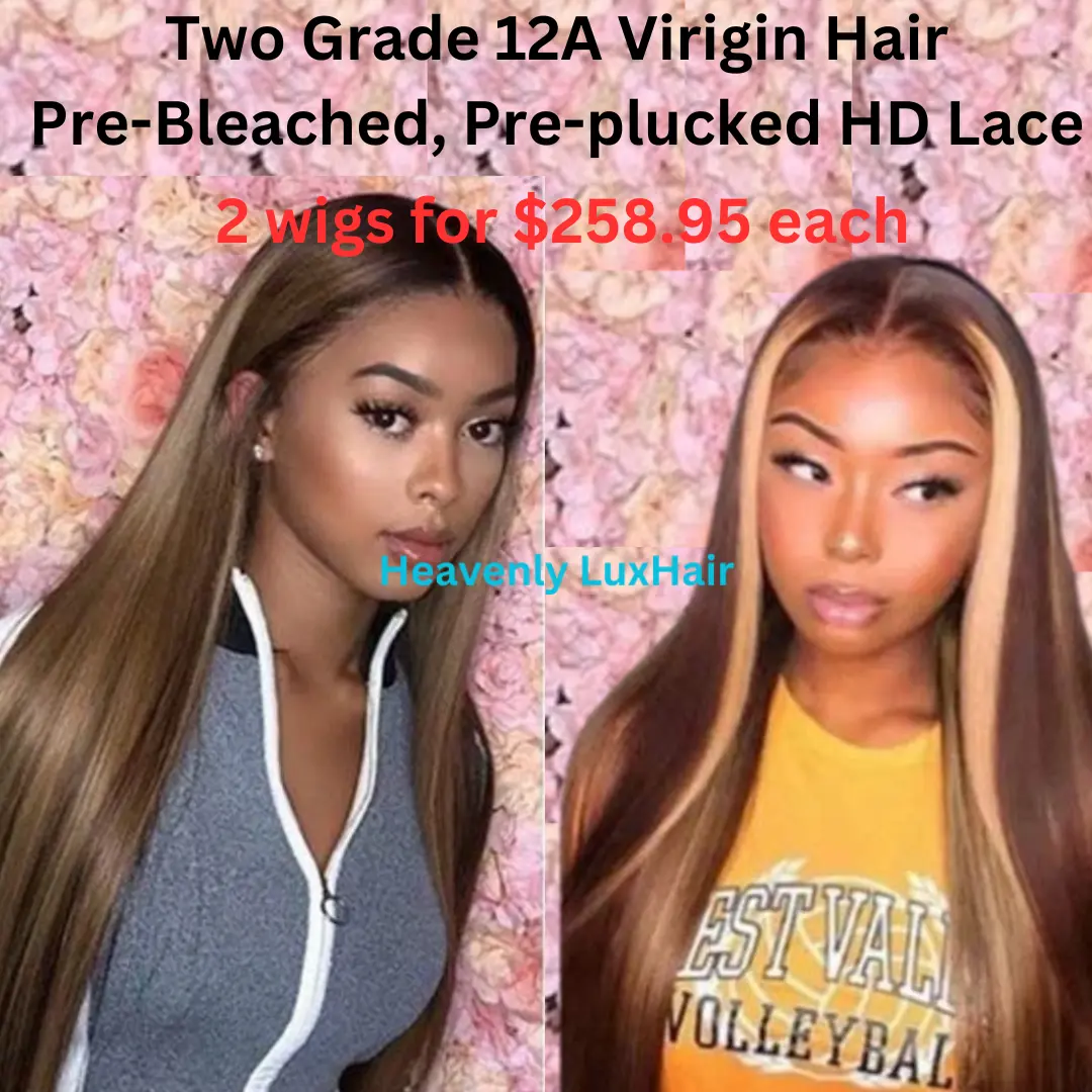 30 inch 13X4 Build Your Own Detachable Frontal Wig Pre-Bleached 180% Density HD Lace Straight Hair
