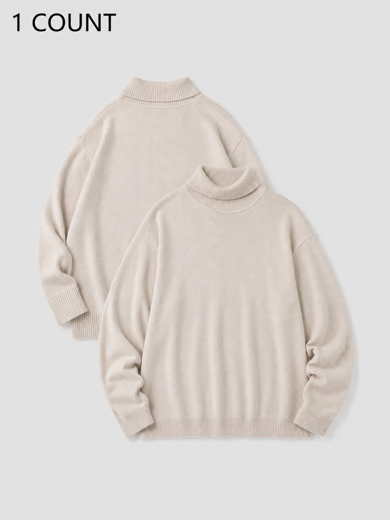Men’s warm knit solid color long sleeve pullover turtleneck sweater,unisex fashion versatile,Stylish basic Plain classic style,Simple soft comfortable casual High Neck tops,suitable for Daily wear,commute,school,home,Outdoor,fall/winter Knitwear Menswear