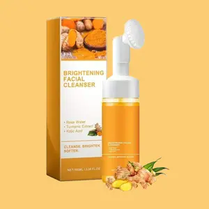 Turmeric Wash and Care two PieceSetTurmericCleansing Mousse, Turmeric SoapFacialCleansing Skincare FacialCleansing CleanserFacial Wash Comfort Deep Pore Cleaning