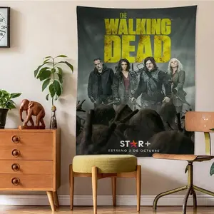 Walking Dead DIY Wall Tapestry Art Science Fiction Room Home Decor Wall Art Decor