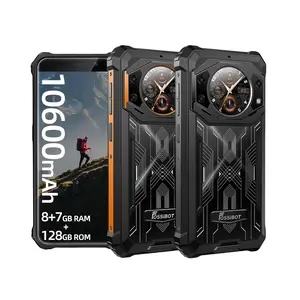 FOSSIBOT F101Pro Rugged Smartphone, 10600mAh Battery Cell Phone, 5.45" Screen, 8GB+7GB RAM, 128GB ROM, 24MP Camera, IP68 Waterproof, Drop-resistance 4G Smart Phone, Cool Gadgets for Men