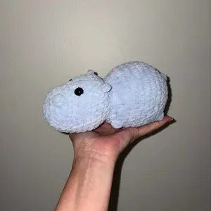 Crocheted Hippo