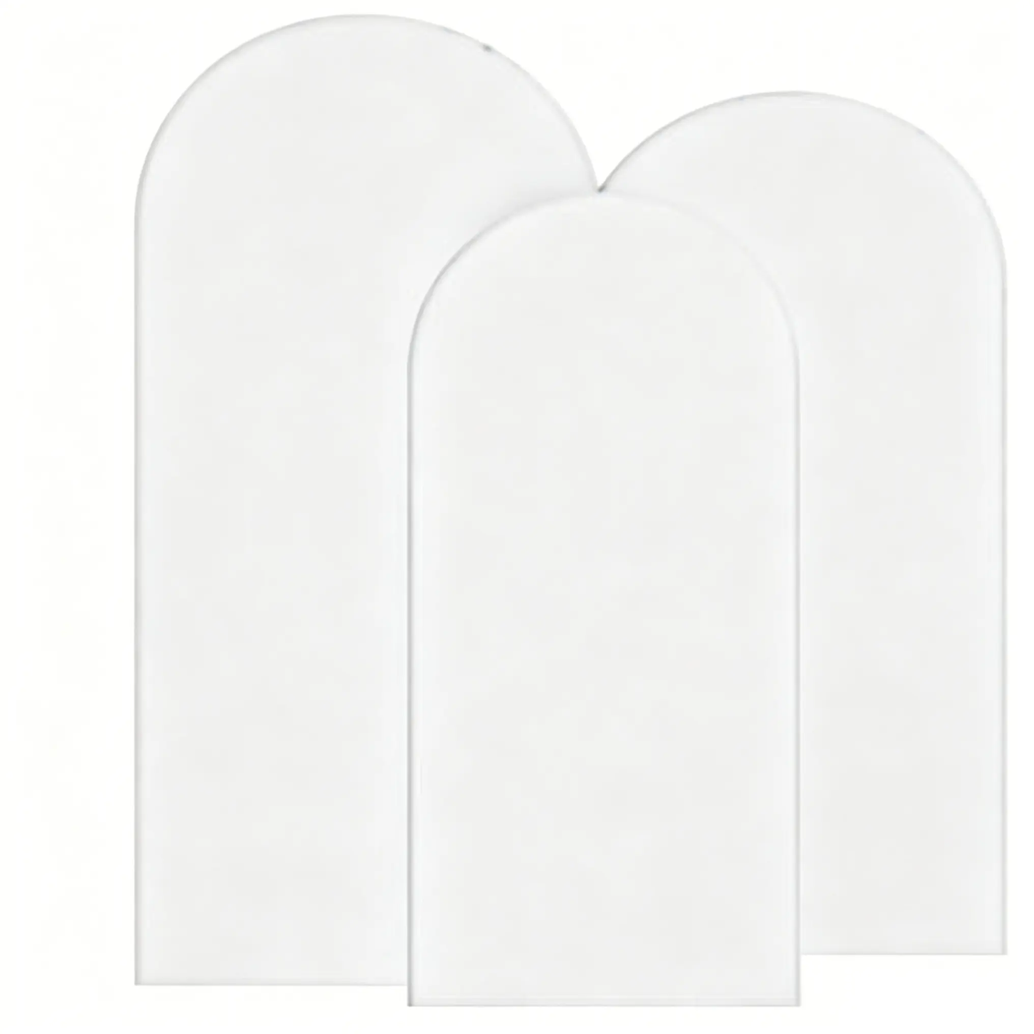 Wedding Arch Cover without Stand, 3 Counts Solid Color Elastic Wedding Arch Cover, Party Decoration for Wedding Birthday, Ornaments, Backdrop, Wedding Arched Backdrop, Balloons, Decorations Supplies, Decorating, White