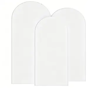 Wedding Arch Cover without Stand, 3 Counts Solid Color Elastic Wedding Arch Cover, Party Decoration for Wedding Birthday, Ornaments, Backdrop, Wedding Arched Backdrop, Balloons, Decorations Supplies, Decorating, White