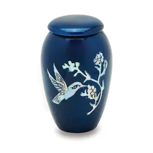 Blue Hummingbird Token Urn
