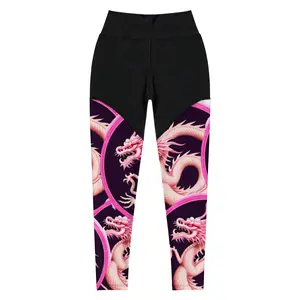 Pink Dragon Sports Leggings