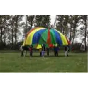 Everrich EVC-0071 16 ft. Parachutes with 16 Handles, Assorted