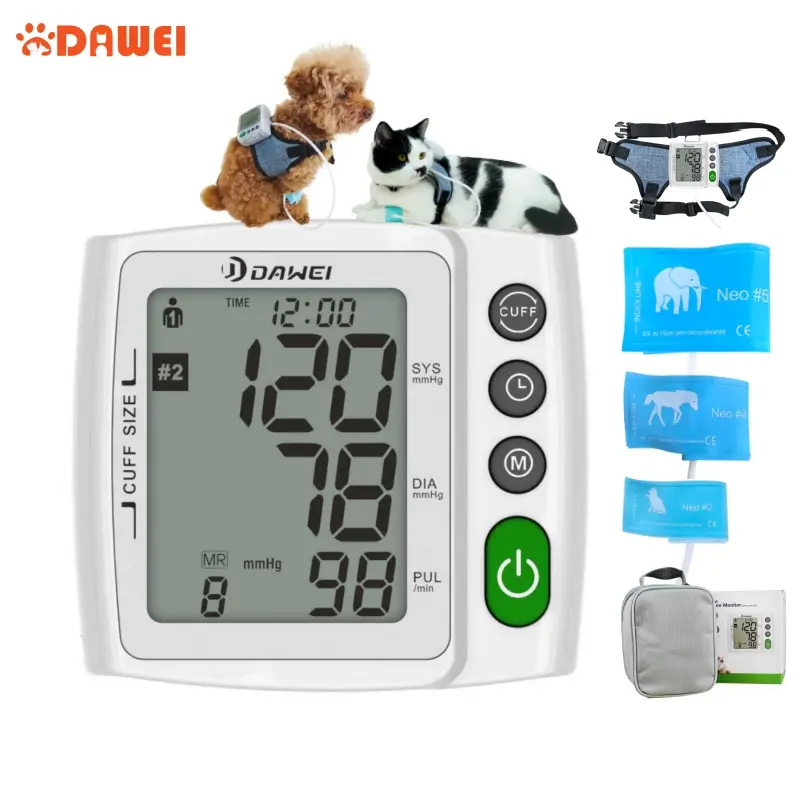 Dawei Digital Dog & Cat BP Monitoring Device, Christmas Gift for Pet Healthcare Supplies