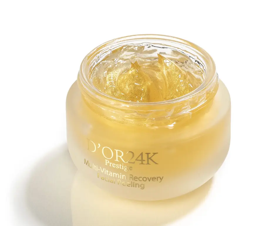 DOR24K PEELING GEL SUPER COMBO 4PC SET CRYO, ROSE, VITAMIN C & 24 GOLD PEELING GEL