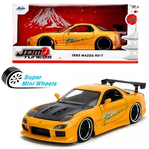 Jada 1:24 Mazda RX-7 HKS Tuned – Yellow – JDM Tuners #35957