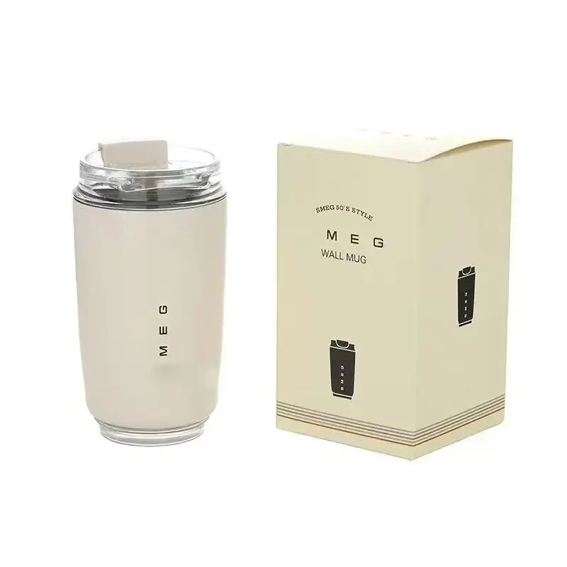 Smeg Thermos Coffee Mug Stainless Steel Travel Insulated Water Bottle
