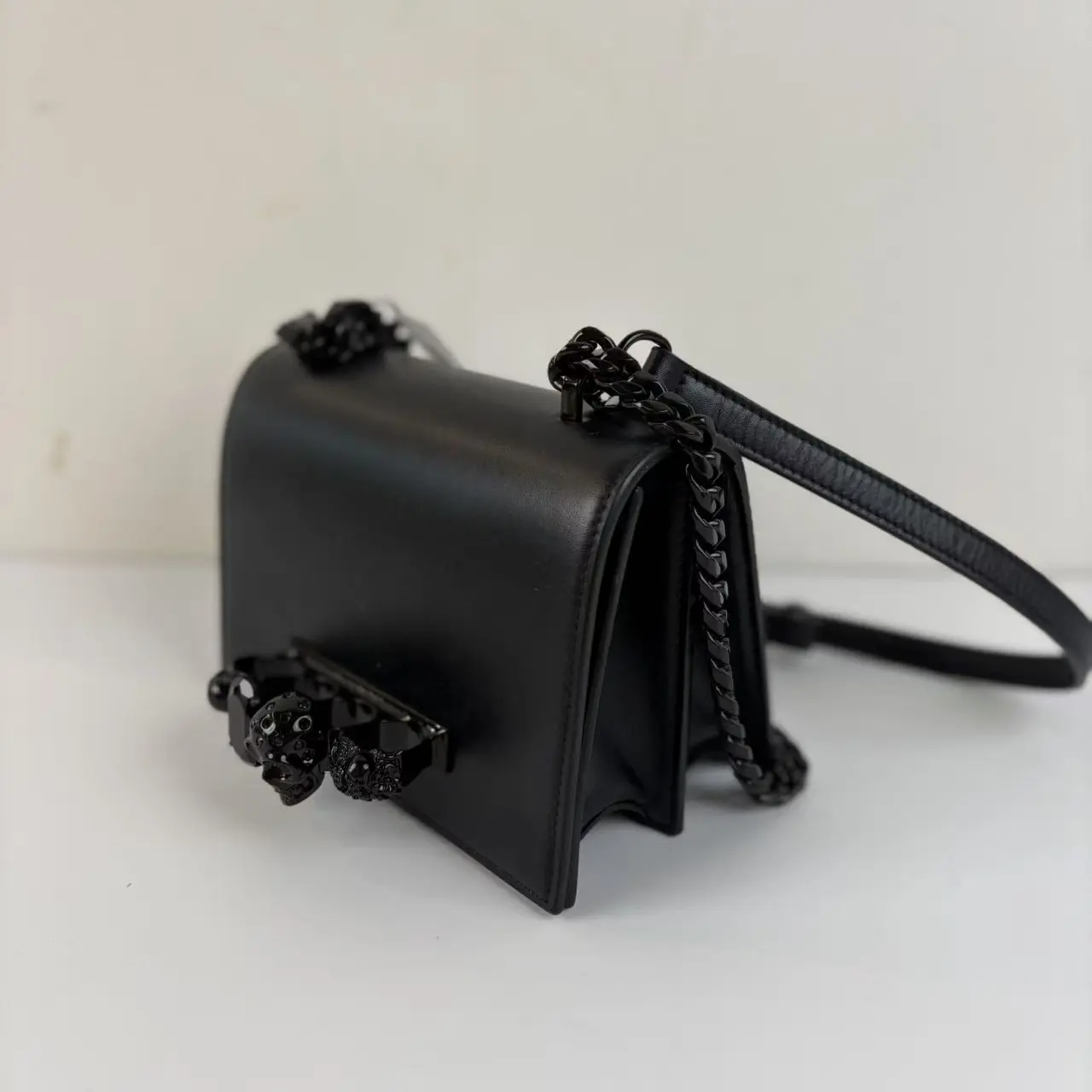Pre-owned Alexander McQueen Jewelled Mini Satchel, Crossbody Handbag, Shoulder Bag, Shoulder Bags